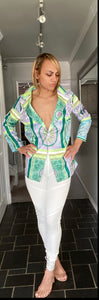 MIAMI SPICE BLAZER TOP