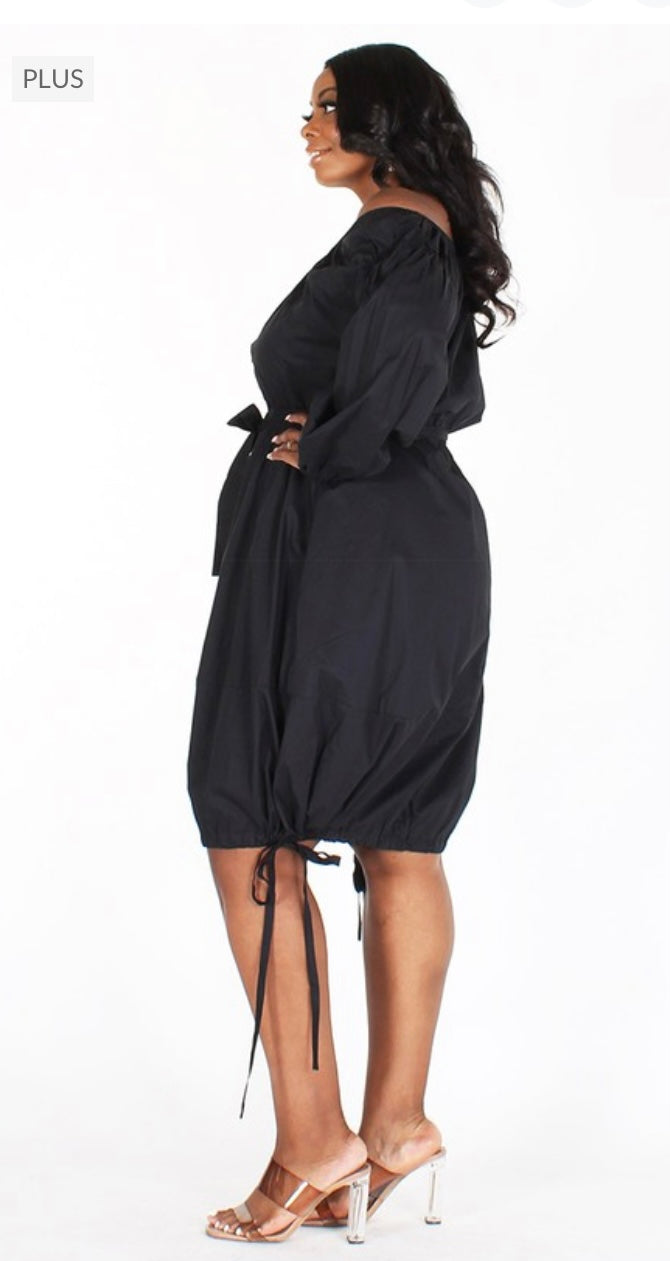 CURVY TAKE ME OUT MIDI DRESS