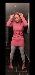 WORK IT OUT DRESS/TOP PINK