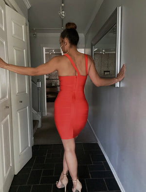 BRANDI BANDAGE DRESS