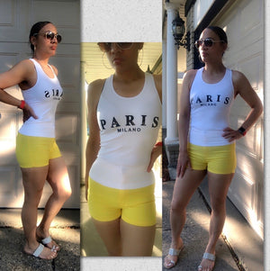 PARIS MILANO RACERBACK TANK