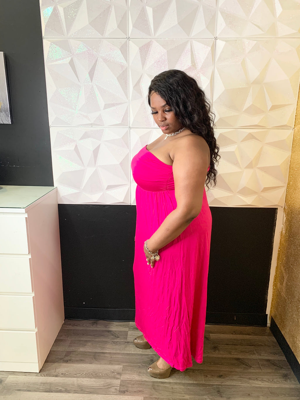 CHRISTA CURVY MAXI DRESS