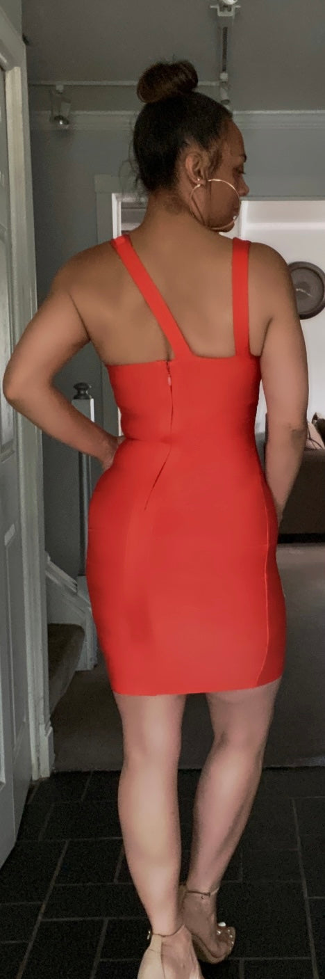 BRANDI BANDAGE DRESS