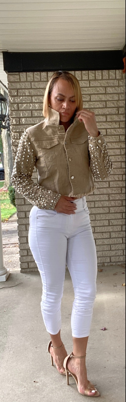 GLITZ N GLAM DENIM JACKET