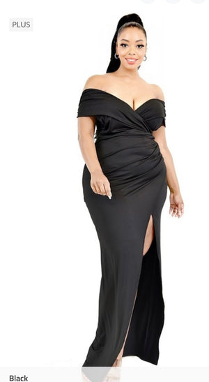 DARCY LONG CURVY DRESS