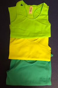 RACERBACK PLAIN STRETCH TANK